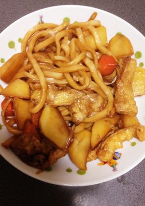 じゃがいもの焼きうどん-レシピのメイン写真