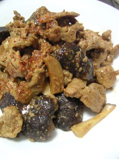豚肉と干し椎茸の味噌炒め-レシピのメイン写真
