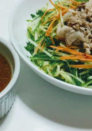 ヘルシー味噌つけ麺-レシピのメイン写真