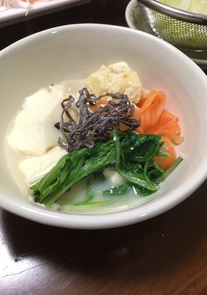 塩昆布で食べるトロトロ豆腐鍋-レシピのメイン写真