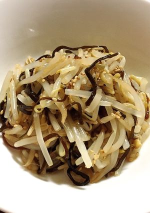 レンジで簡単♪もやしの塩昆布ナムル-レシピのメイン写真