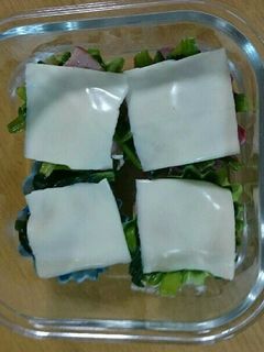 弁当にほうれん草とベーコンのバター炒め-レシピのメイン写真