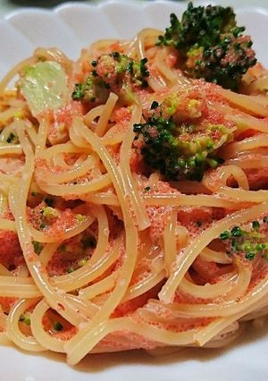 超簡単☆失敗なし！明太子スパゲティ-レシピのメイン写真