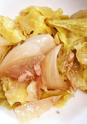 超簡単めちゃ旨！キャベツと玉ねぎのツナ煮-レシピのメイン写真