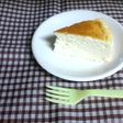 卵白とスライスチーズでチーズケーキ