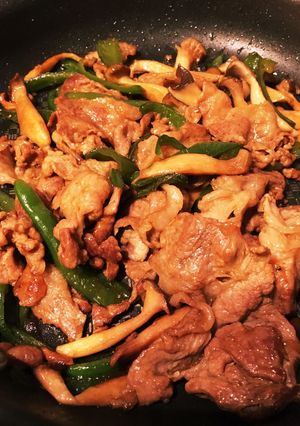 豚こま肉とエリンギとピーマンで青椒肉絲風-レシピのメイン写真