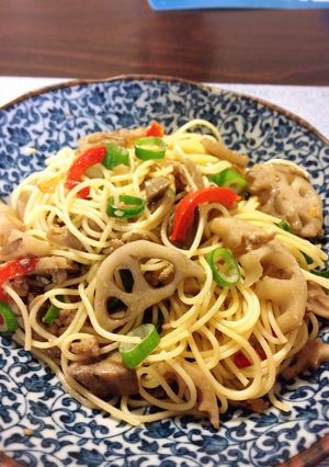 こどもも食べれるペペロンチーノ☆風パスタ-レシピのメイン写真