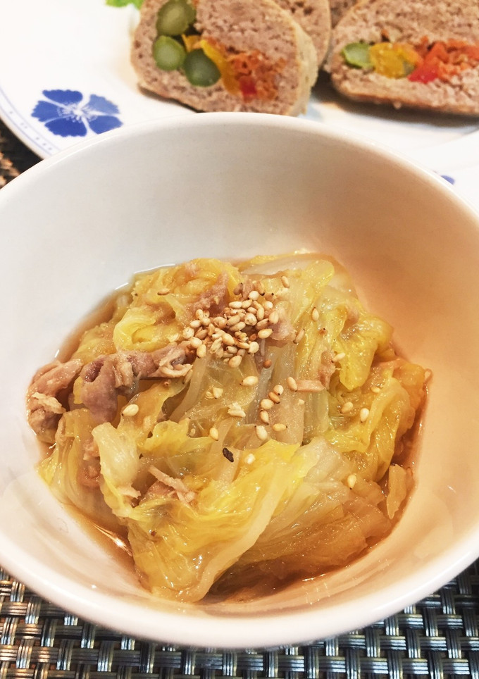 白菜とツナの簡単クタクタ煮-レシピのメイン写真