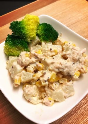 ツナのマスタードポテトサラダ❁-レシピのメイン写真