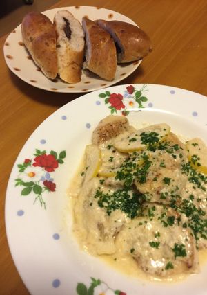 レモン香る鶏胸肉のミルク煮-レシピのメイン写真