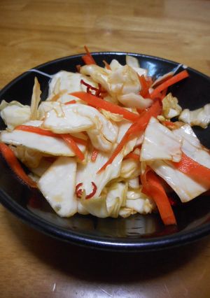 キャベツとにんじんのしょうゆ漬け-レシピのメイン写真