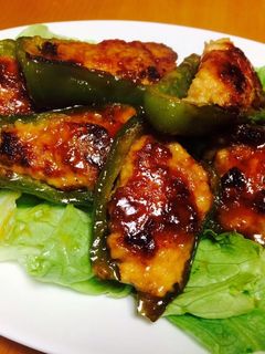 ピーマンの肉詰め-レシピのメイン写真