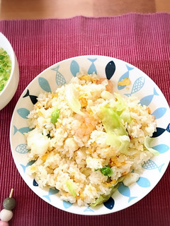 創味シャンタンdeうまうま海鮮レタス炒飯-レシピのメイン写真