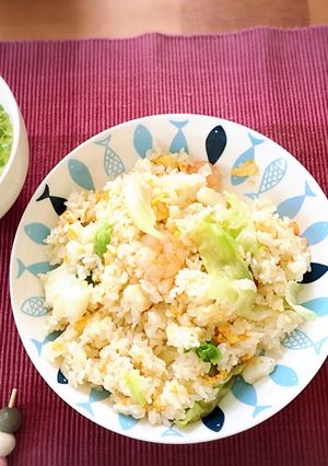 創味シャンタンdeうまうま海鮮レタス炒飯-レシピのメイン写真