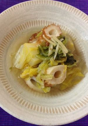 生姜とごま油が決め手‼️白菜と竹輪煮-レシピのメイン写真