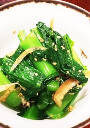 簡単！ははつゆ酢で小松菜の和え物-レシピのメイン写真