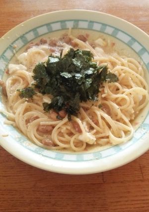 ピリ辛納豆パスタ☆-レシピのメイン写真