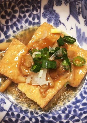 厚揚げとなめこの簡単一品-レシピのメイン写真