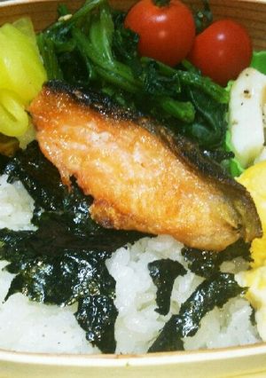鮭弁当-レシピのメイン写真