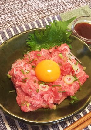 3分で完成♪ねぎとろユッケ-レシピのメイン写真