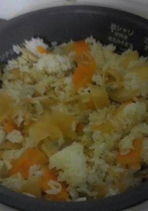 あさりと野菜の混ぜご飯-レシピのメイン写真