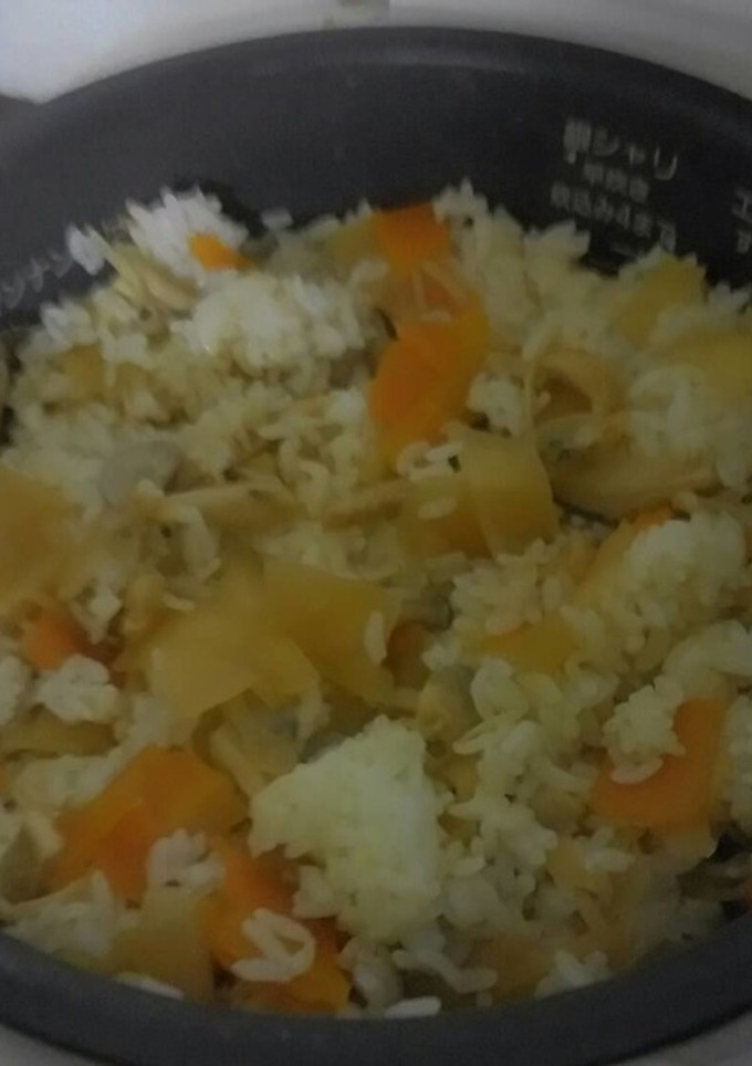 あさりと野菜の混ぜご飯-レシピのメイン写真