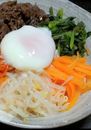 フライパンで簡単香ばしビビンバ!-レシピのメイン写真