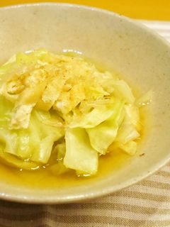 キャベツと揚げの煮びたし★だし醤油で簡単-レシピのメイン写真