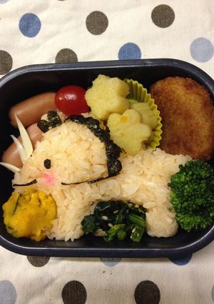 恐竜♪トリケラトプスのお弁当-レシピのメイン写真