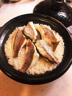 塩で絶品! 大人の鯛めし!-レシピのメイン写真