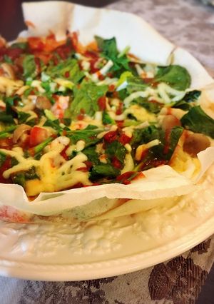 春巻きの皮で華やかキッシュ風-レシピのメイン写真