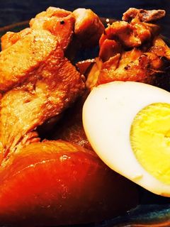 ほっこり!鳥手羽元と大根の煮物-レシピのメイン写真