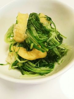 ☆水菜と油あげのさっと煮☆-レシピのメイン写真