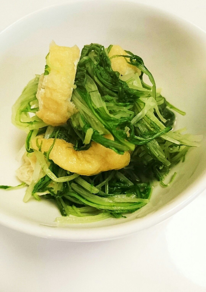 ☆水菜と油あげのさっと煮☆-レシピのメイン写真