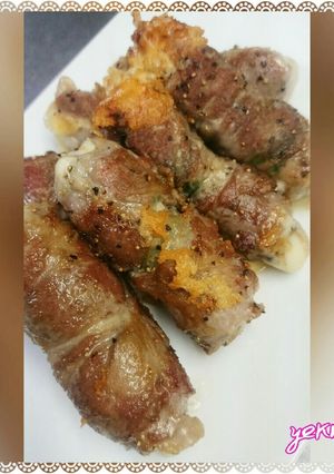 ＊豚肉のナスとチーズロール＊-レシピのメイン写真