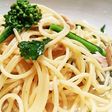 ツナと菜の花のスープパスタ