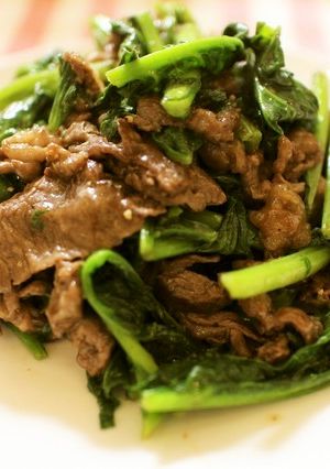 【にたき一番】牛肉と春野菜の炒め物-レシピのメイン写真