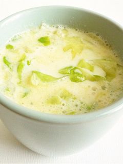 レタスの豆乳スープ-レシピのメイン写真