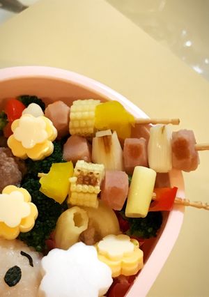 超簡単！キャラ弁にも☆お弁当ミニ焼き鳥☆-レシピのメイン写真