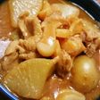 鶏肉と大根のカレー煮込み