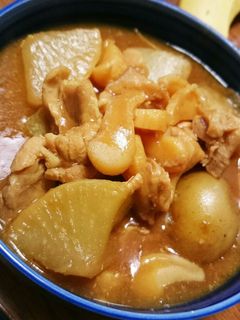 鶏肉と大根のカレー煮込み-レシピのメイン写真