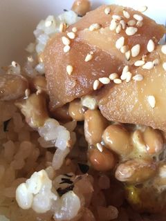 納豆とジャガイモのご飯-レシピのメイン写真