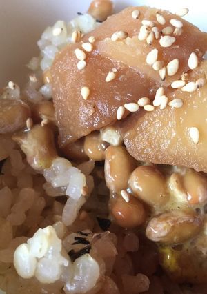 納豆とジャガイモのご飯-レシピのメイン写真