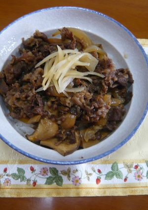 牛丼～タカラ清酒＋ワイン入り～-レシピのメイン写真