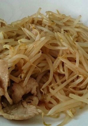 豚肉もやし炒め-レシピのメイン写真