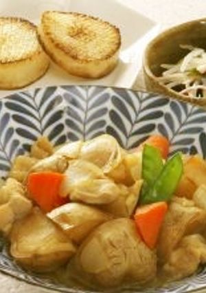 新じゃがの揚げ煮3/23(木)Aメニュー-レシピのメイン写真