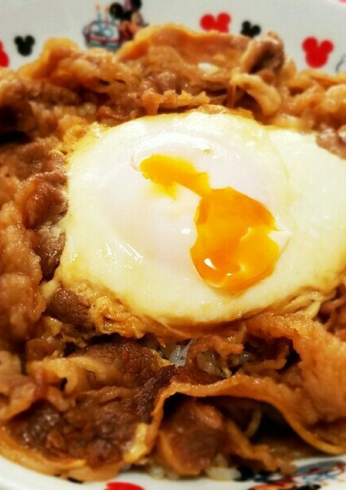 簡単☆すき焼き風肉たま丼☆5分で作れる！-レシピのメイン写真