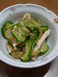 くらげときゅうりの酢の物-レシピのメイン写真