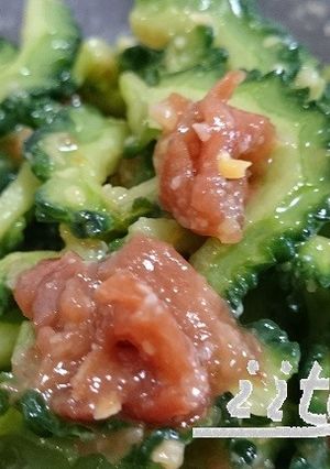 簡単！ゴーヤの梅味噌和え-レシピのメイン写真