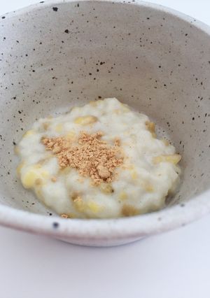 離乳食中期♡バナナパン粥-レシピのメイン写真